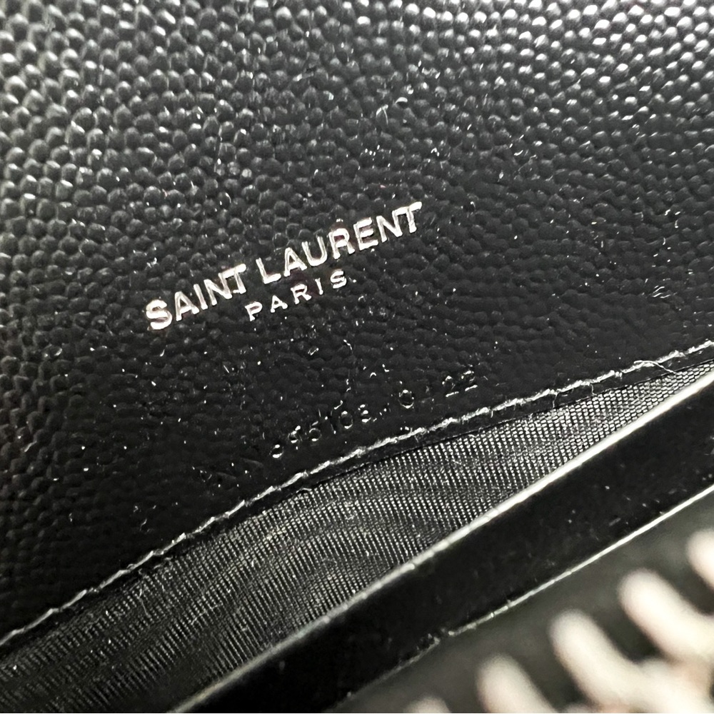 Saint Laurent Cassandre Leather Shoulder Bag - Picture 14 of 15